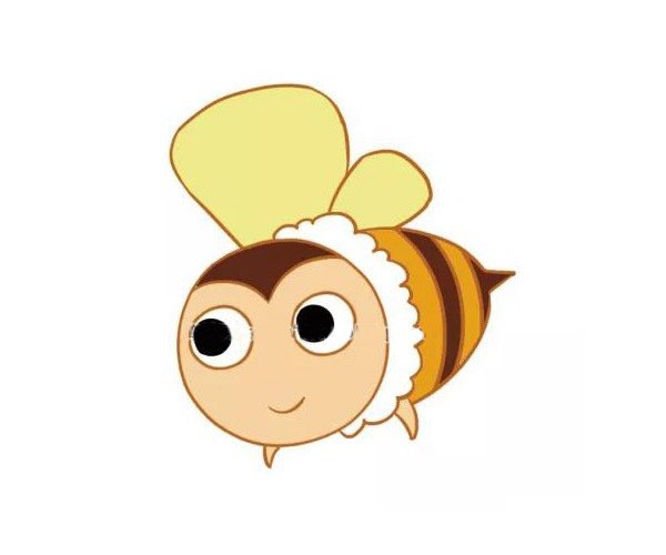 卡通蜜蜂简笔画图片1