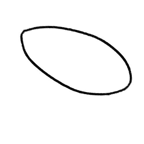 杨桃简笔画步骤1