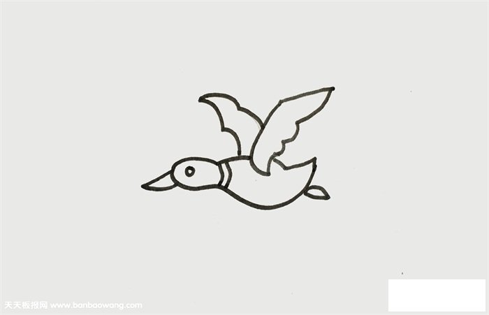 大雁怎么画