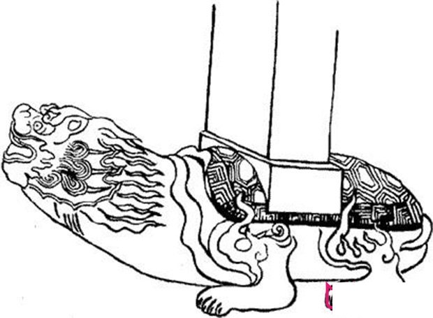 赑屃简笔画图片