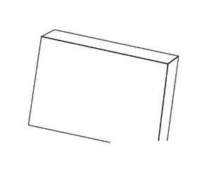 黑板简笔画图片步骤二