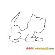 动物简笔画【小猫】2