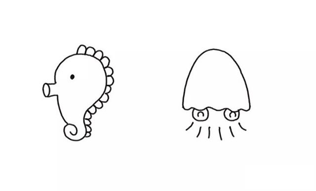 海底世界儿童简笔画