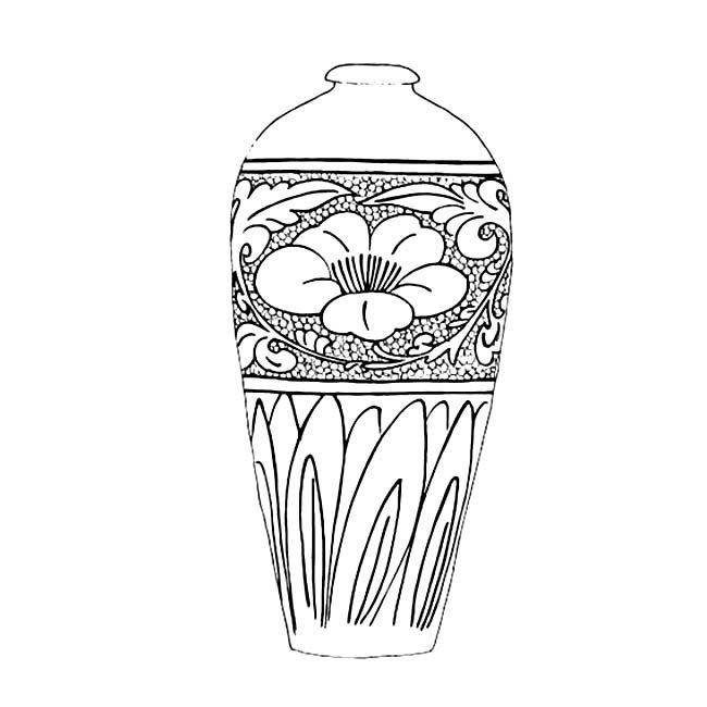 大花瓶简笔画图片