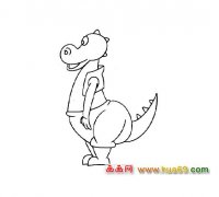 卡通简笔画（恐龙）2