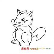 大灰狼│动物简笔画1