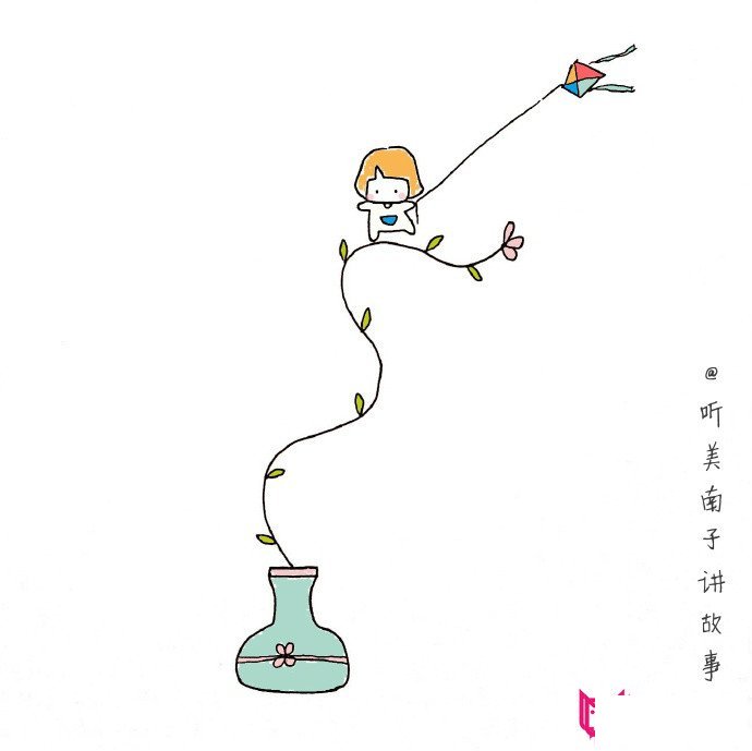 唯美小清新简笔画大全,可爱的植物盆栽简笔画