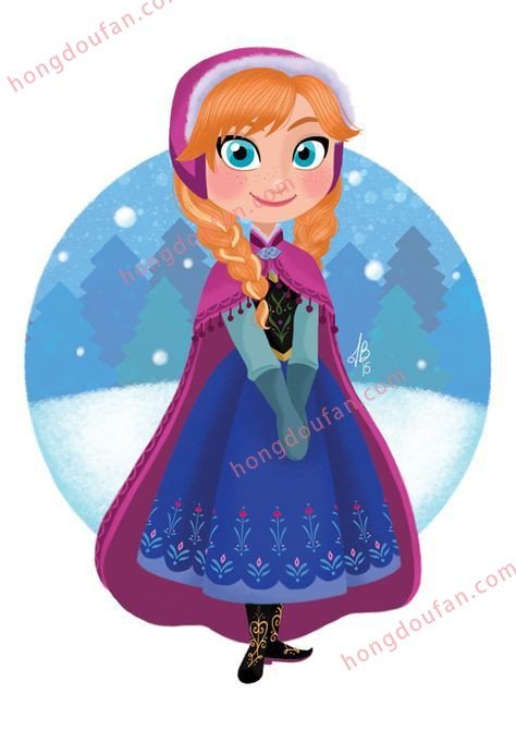 艾莎与安娜 冰雪奇缘 2 简笔画大全 简笔画 第1张-红豆饭小学生简笔画大全 艾莎与安娜 冰雪奇缘 2 简笔画大全 简笔画 第1张