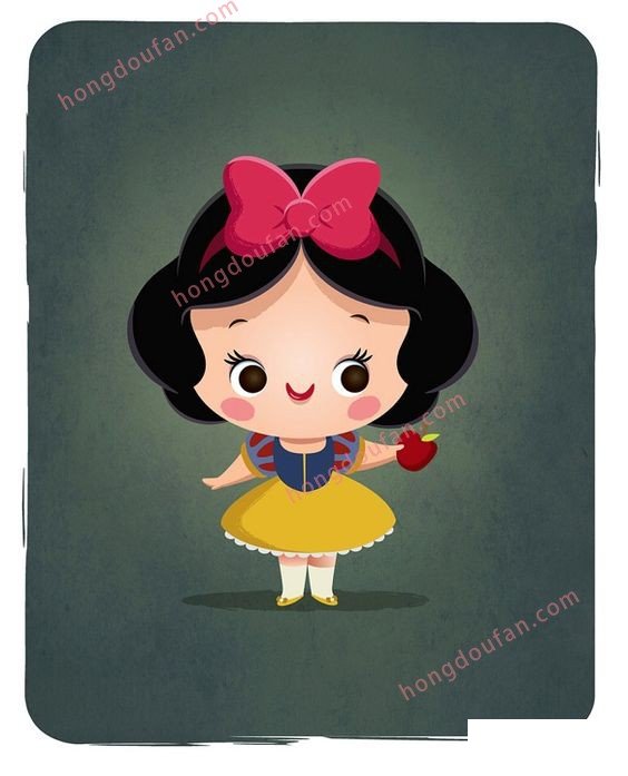 白雪公主 迪士尼白雪公主简笔画大全 简笔画 第13张