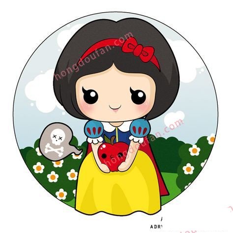 白雪公主 迪士尼白雪公主简笔画大全 简笔画 第10张