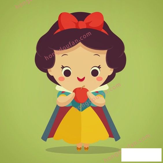 白雪公主 迪士尼白雪公主简笔画大全 简笔画 第8张