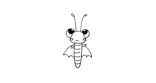 漂亮的蝴蝶简笔画