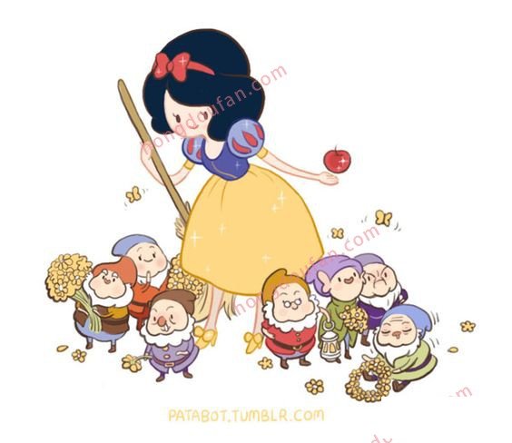 白雪公主 迪士尼白雪公主简笔画大全 简笔画 第5张