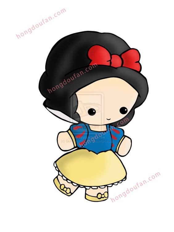 白雪公主 迪士尼白雪公主简笔画大全 简笔画 第4张