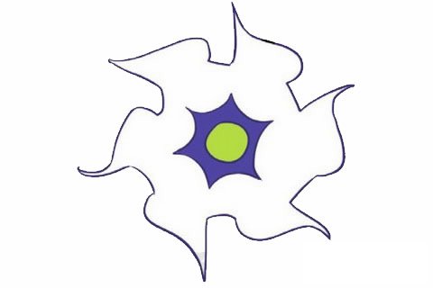 曼陀罗简笔画完成图