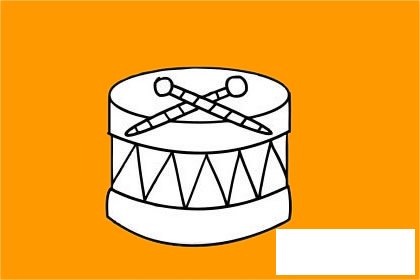 大堂鼓简笔画图片