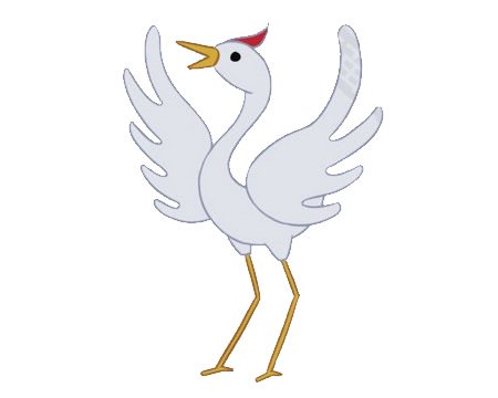 飞鹤简笔画图片大全作品四