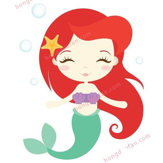 小美人鱼 迪士尼简笔画大全 简笔画 第11张