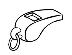 6像哨子简笔画图片