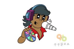 男歌手简笔画图片