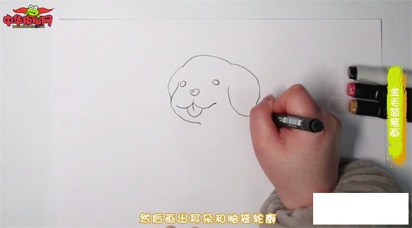 金毛简笔画