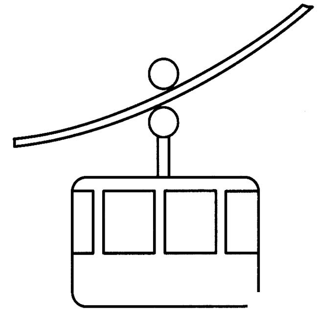 缆车交通工具简笔画步骤图片大全二