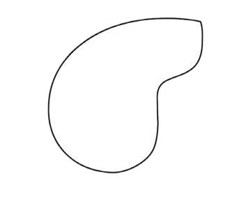 口哨简笔画图片步骤一