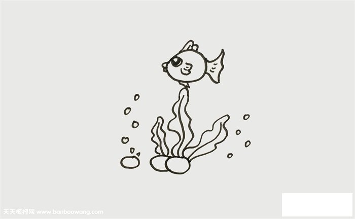 海洋世界怎么画