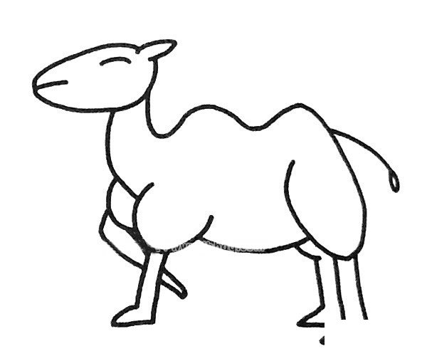 骆驼简笔画图片3