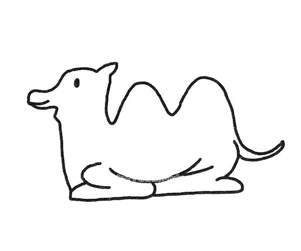 骆驼简笔画图片2