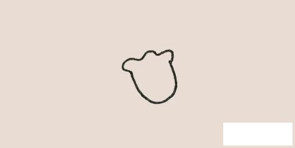 鸡冠花简笔画的画法步骤图