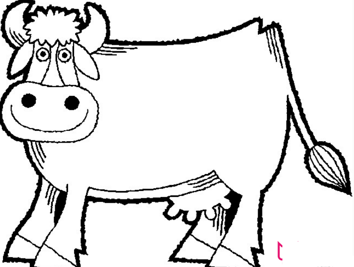 如何画水牛，水牛简笔画