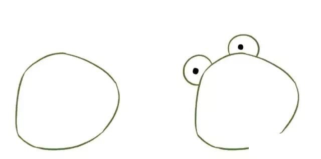 青蛙简笔画