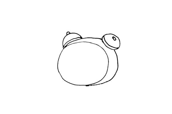 闹钟简笔画步骤图