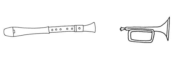 乐器简笔画图片大全