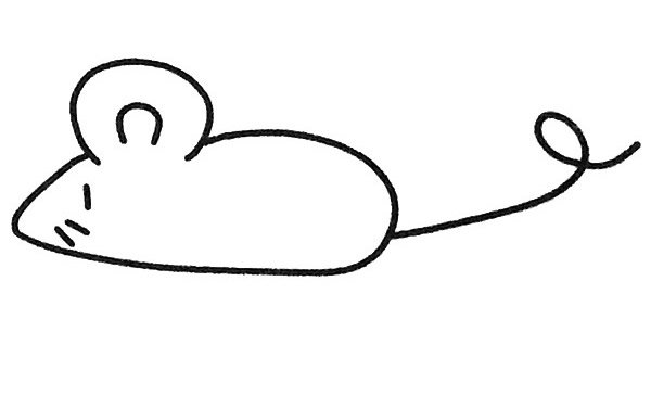 6款可爱的卡通老鼠简笔画图片