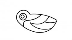 漂亮的喜鹊在枝头简笔画步骤图解教程