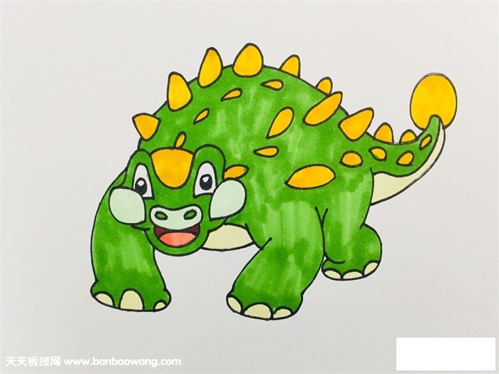 一笔一笔教我画甲龙