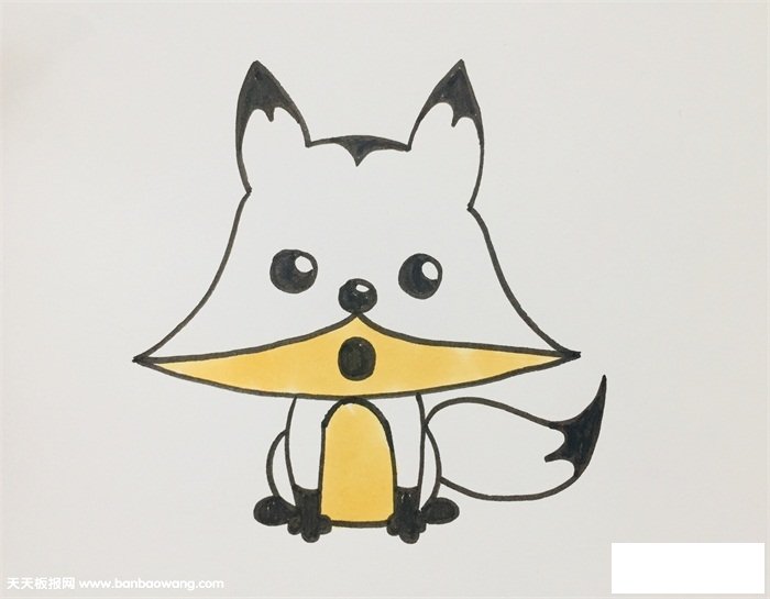 狐狸的颜色怎么涂好看