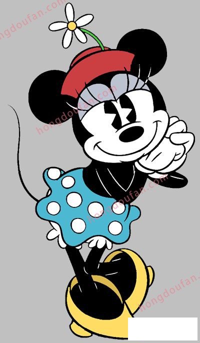 米妮 迪士尼简笔画大全 简笔画 第3张