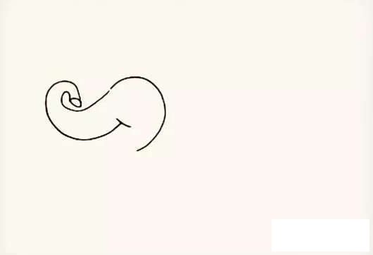 大象简笔画彩色画法步骤