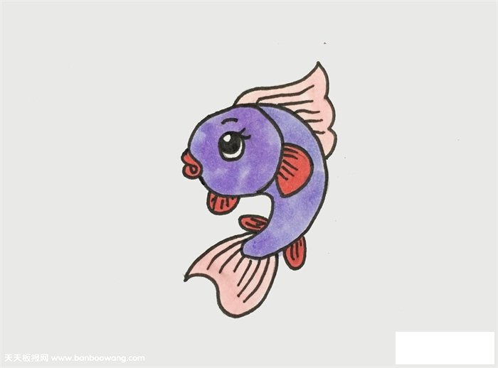 小鱼怎么画简单又好看