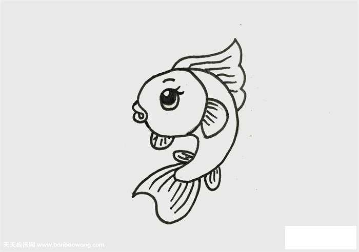 小鱼怎么画简单又好看