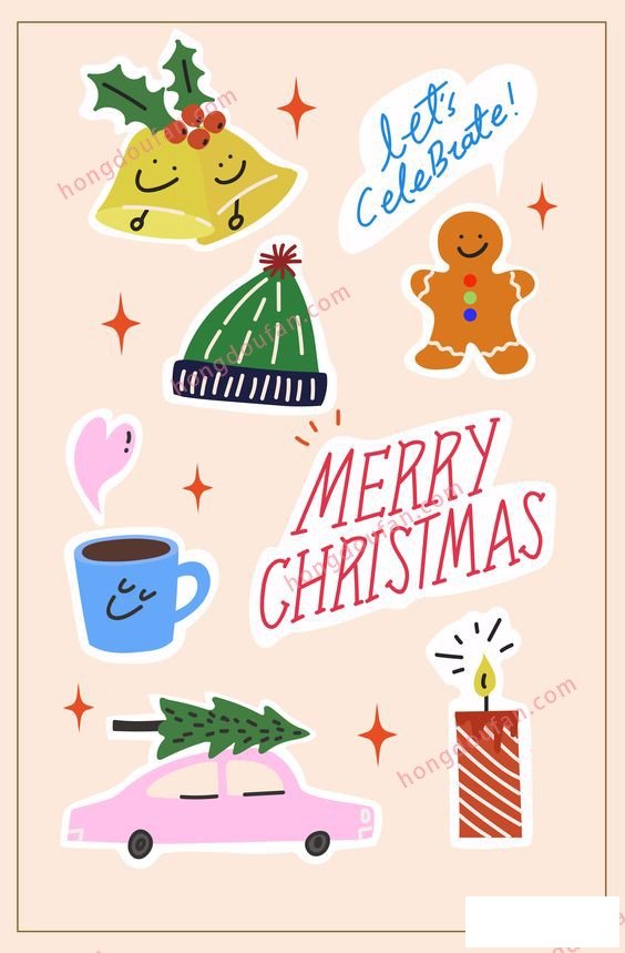 红色圣诞老人 圣诞老人简笔画大全 简笔画 第9张