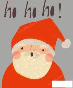 红色圣诞老人 圣诞老人简笔画大全