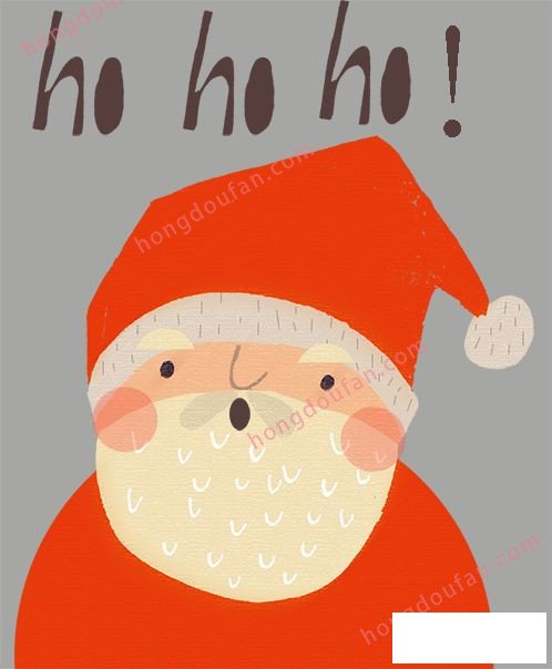 红色圣诞老人 圣诞老人简笔画大全 简笔画 第1张