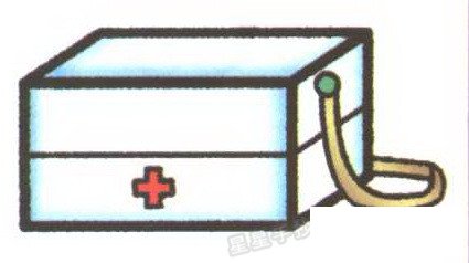 急救箱简笔画