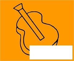 吉他简笔画图片