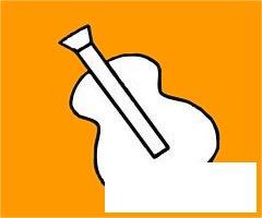 吉他简笔画图片