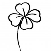 四叶草简笔画图片大全